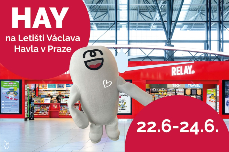HAY na Letišti Václava Havla v Praze HAY na Letišti Václava Havla v Praze