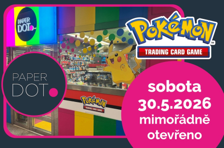 Pokémony v prodejně Paper DOT Pokémony v prodejně Paper DOT